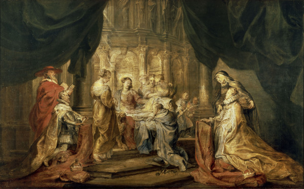 P.P.Rubens, Maria erscheint Ildefonso von Peter Paul Rubens