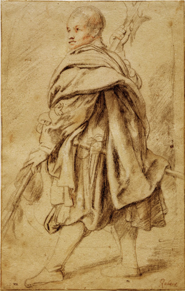 P.P.Rubens, Studie eines Hellebardiers von Peter Paul Rubens