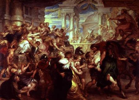 The Rape of the Sabine Women von Peter Paul Rubens