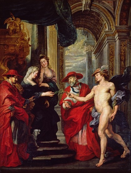The Medici Cycle: The Treaty of Angouleme 30 April 1619, 1621-5 von Peter Paul Rubens