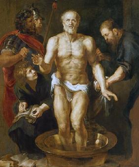 Der sterbende Seneca. um 1611