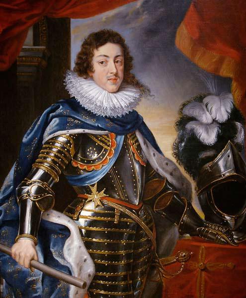 Porträt von Ludwig XIII., König von Frankreich und Navarra (1601-1643)
