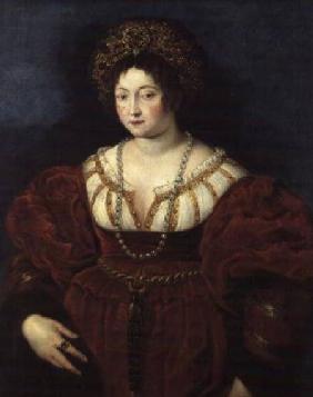 Posthumous portrait of Isabella d'Este, Marchioness of Mantua (1474-1539) 1605-8