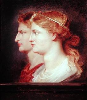 Tiberius (42BC-37AD) and Agrippina c.1614