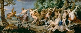 Diana and her Nymphs Surprised by Fauns 1638-40