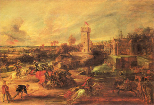 Turnier beim Wassergraben von Peter Paul Rubens