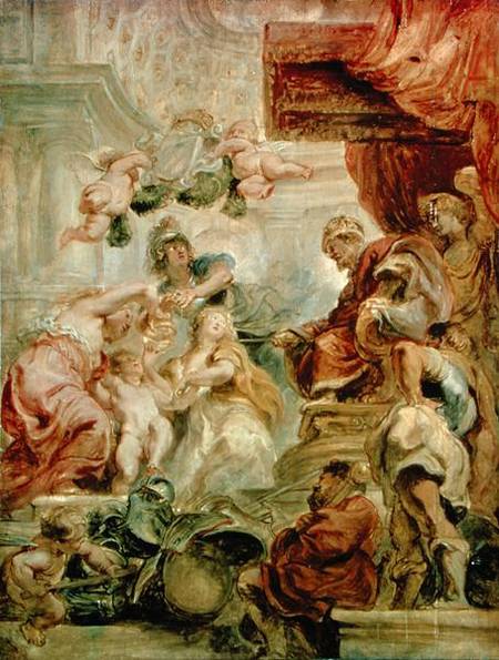 Uniting of Great Britain von Peter Paul Rubens