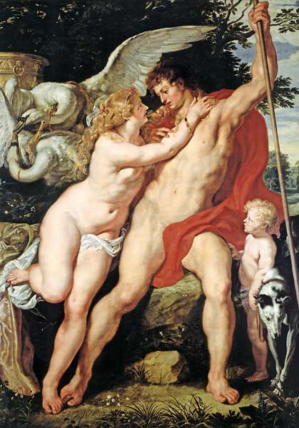 Venus and Adonis von Peter Paul Rubens