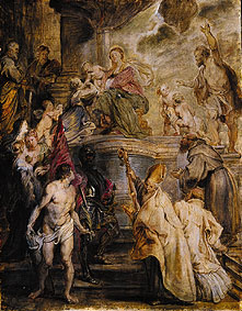 Die Verlobung der hl. Katharina von Peter Paul Rubens