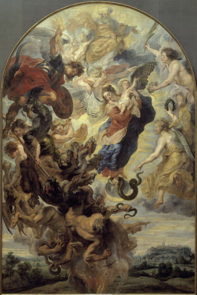 Woman of the Apocalypse / Rubens / 1624 von Peter Paul Rubens