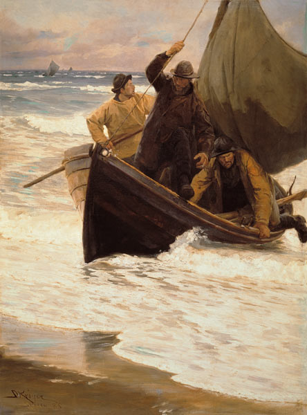 Heimkehr der Fischer (Skagen) von Peder Severin Krøyer