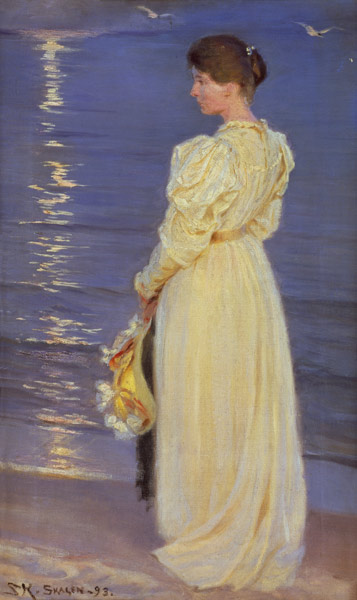 Marie, die Frau des Künstlers. von Peder Severin Krøyer