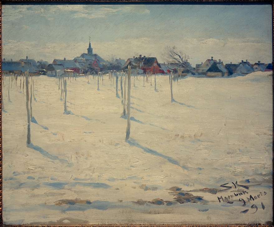 Hornbaek im Winter von Peder Severin Krøyer