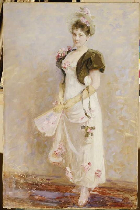 Portrait von Emma Thomsen von Peder Severin Krøyer