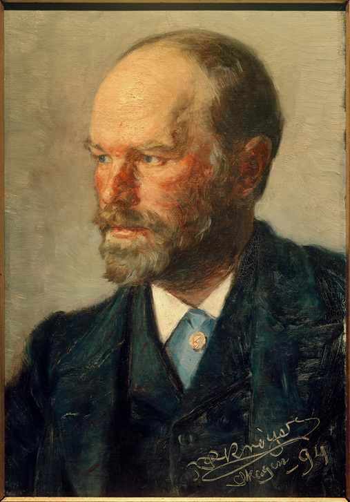 Porträt des Malers Michael Ancher von Peder Severin Krøyer