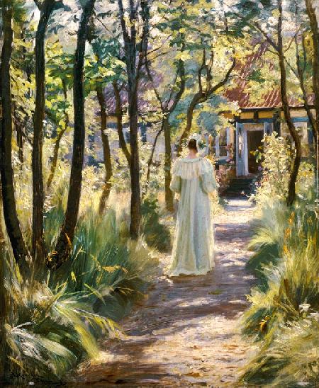 Marie In The Garden 1895