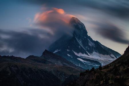 Matterhorn in Flammen