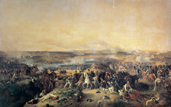 Die Schlacht von Borodino am 26. August 1812 von Peter von Hess