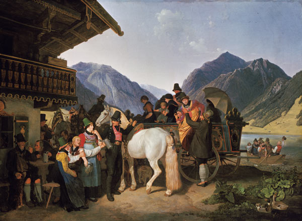 Beim Leonhardi-Fest in Schliersee von Peter von Hess
