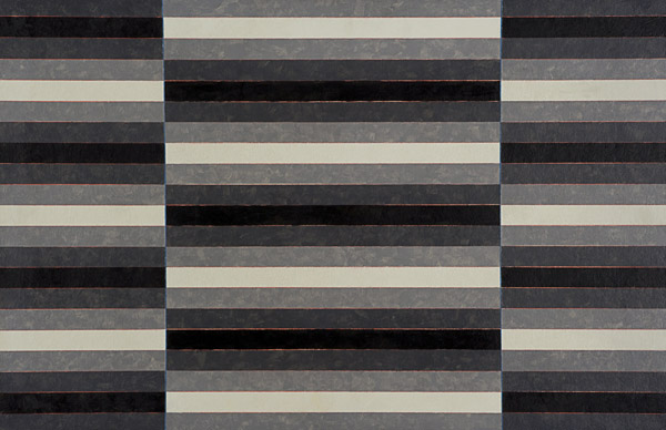Striped Triptych No.4 von Peter Hugo  McClure