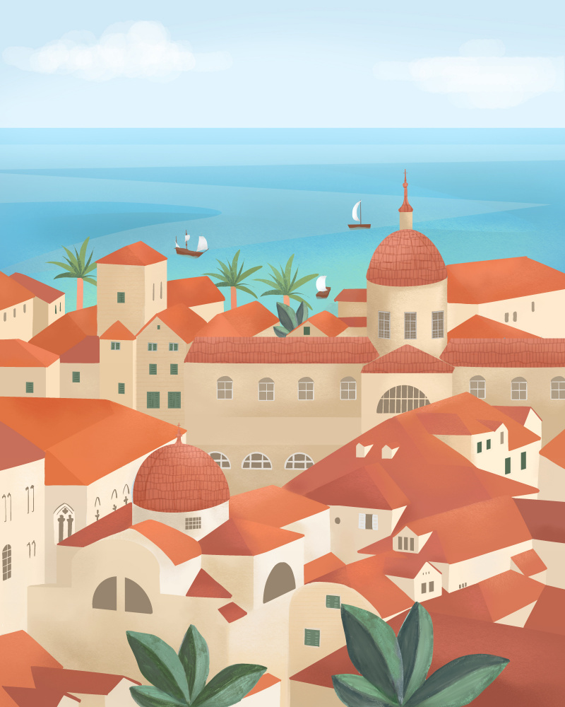 Altstadt von Dubrovnik von Petra Lizde