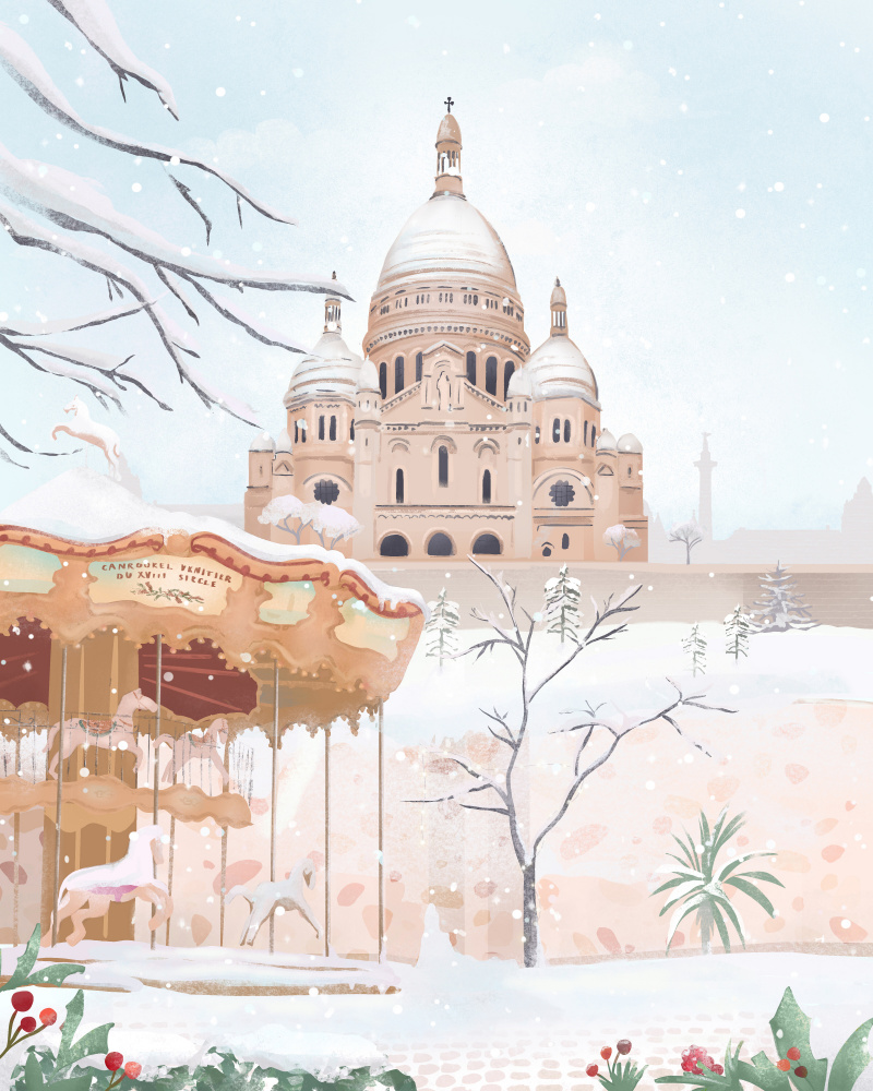 Winter in Paris von Petra Lizde