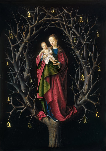 Die Madonna zum dürren Baum von Petrus Christus