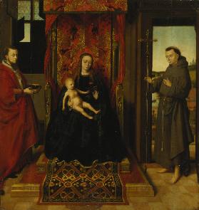 Madonna mit Kind und den Heiligen Hieronymus und Franziskus