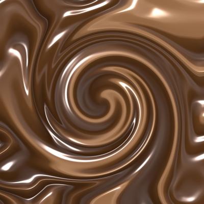 swirling chocolate von Phil Morley