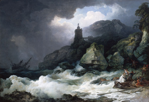 The Shipwreck von Philip James (auch Jacques Philippe) de Loutherbourg