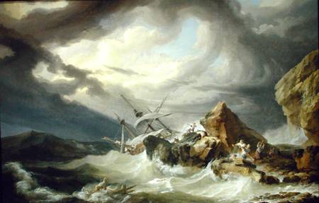 Shipwreck von Philip James (auch Jacques Philippe) de Loutherbourg
