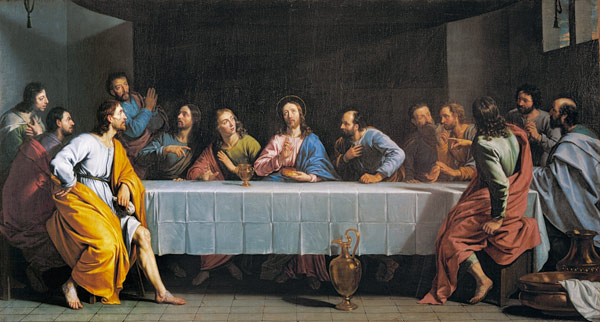 The Last Supper, called 'The Little Last Supper' von Philippe de Champaigne