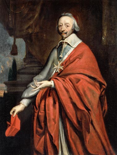 Portrait of Cardinal de Richelieu (1585-1642) von Philippe de Champaigne