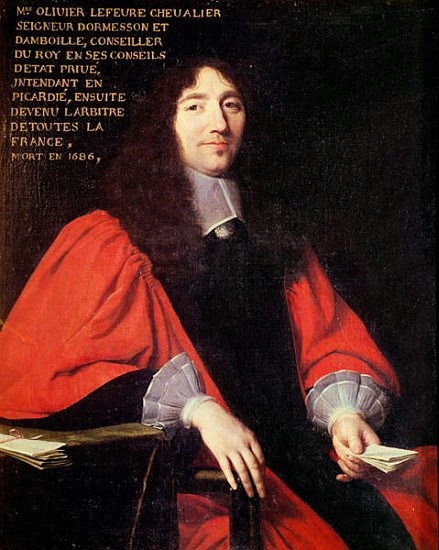 Portrait of Olivier Lefevre (d.1686) von Philippe de Champaigne