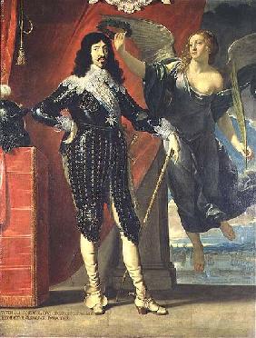 Louis XIII (1601-43) Crowned by Victory 1635