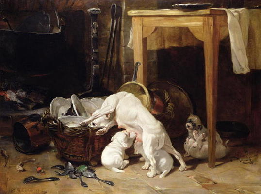 Chacun pour Soi, 1864 (oil on canvas) von Philippe Rousseau