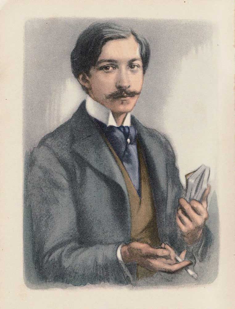 Porträt von Pierre Louÿs (1870-1925) von Philippe Swyncop