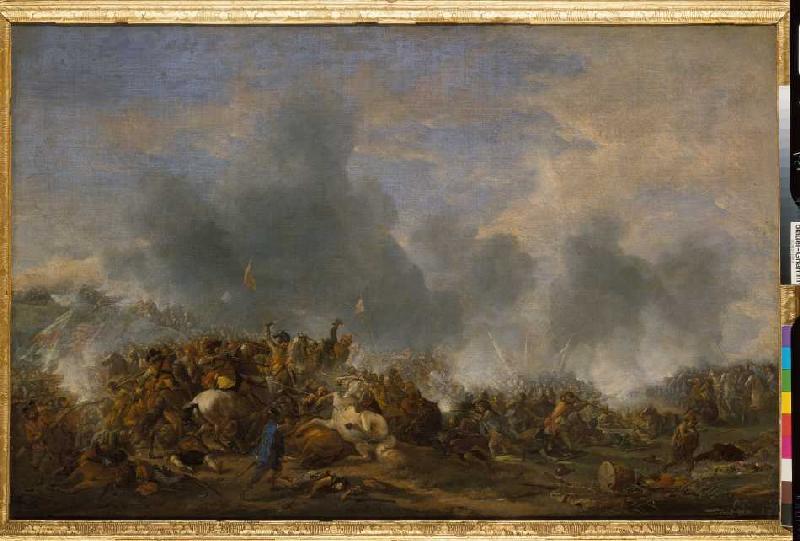 Die Schlacht bei Nördlingen von Philips Wouverman