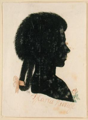 Maria Elisabeth Runge (b.1763), 1789 (Indian ink on paper) von Phillip Otto Runge