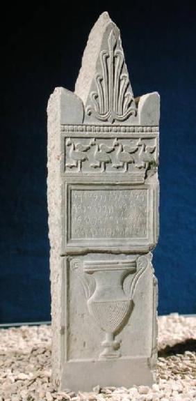 Votive stele with a triangular pediment 830-146 BC