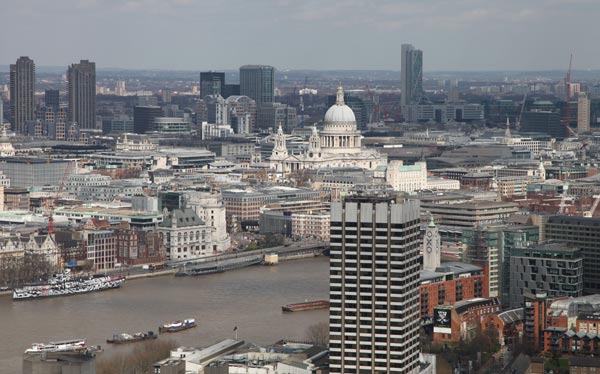 Veduta dall'alto di Londra von Andrea Piccinini
