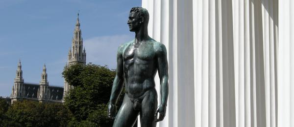 Statua al Volksgarten di Vienna 2011