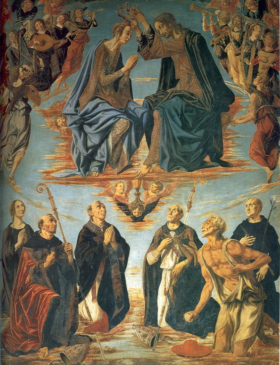 Die Marienkrönung von Piero del Pollaiuolo
