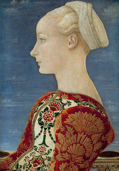 Profilbildnis einer jungen Frau um 1465