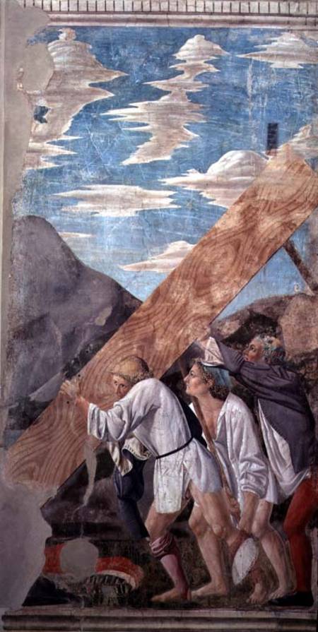 Burying of the Wood, from the True Cross Cycle von Piero della Francesca