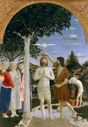 Baptism of Christ (& 2 details) 1450s