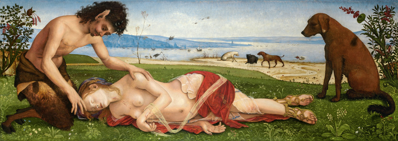 A Satyr Mourning over a Nymph, c.1495 von Piero di Cosimo