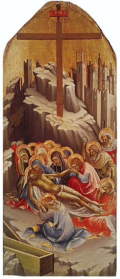 The Entombment of Christ von (Piero di Giovanni) Lorenzo Monaco