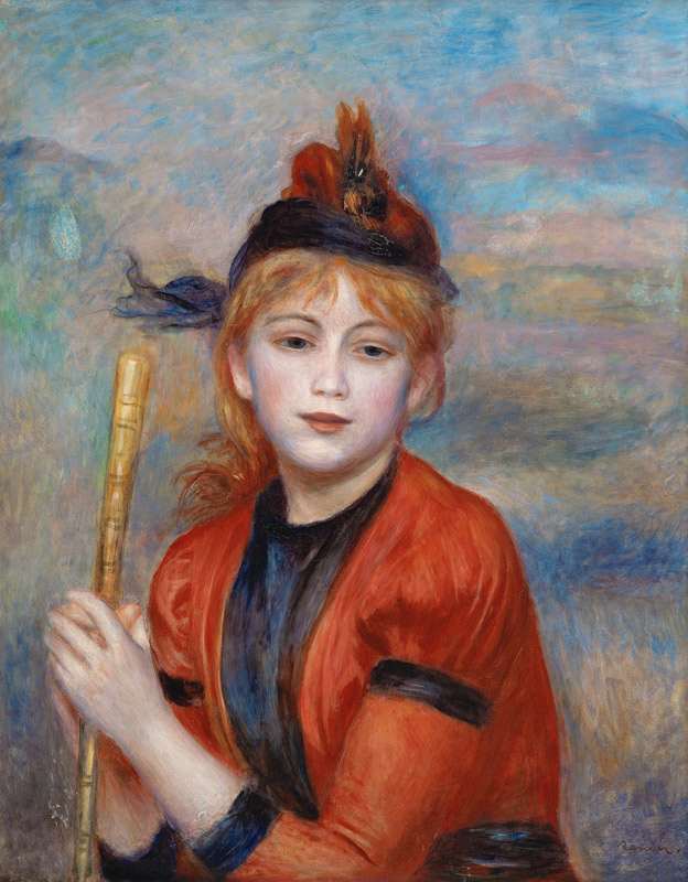 Die Ausflüglerin von Pierre-Auguste Renoir