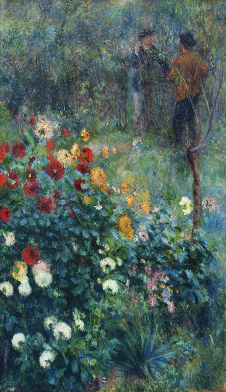 Der Garden an der Rue Cortot, Montmartre von Pierre-Auguste Renoir